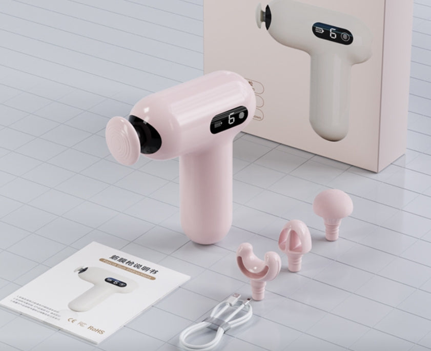 Mini Fascia Gun Fitness Sports Fascia Muscle Relaxation Special Portable High Frequency Vibration Massage Mini Fascia Gun