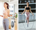 Intelligent Rechargeable Counting Jump Rope for Fitness, with Steel Wire and Cordless Design, Supports Foreign Apps and Bluetooth Jump Rope
